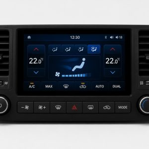 Air conditioning touchscreen front view